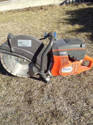 Husqvarna Cement gas powered cement saw K760 with 14&#034; blade 5400 rpm