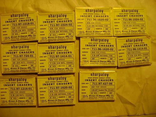 00 style die head insert chasers lot   MAYBE NOS