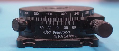 Newport 481-A rotational stage 360 degree coarse 5 degree fine