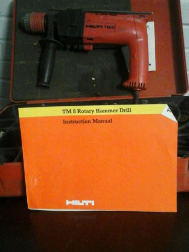 Hilti rotary hammer drill T8 Tool Industrial with case