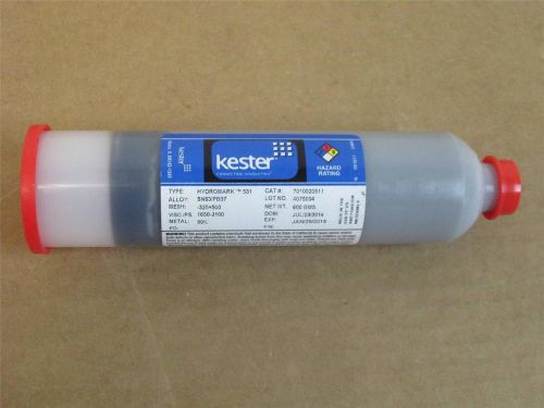 Kester 7010020511  Type HM531 Water Soluble Solder Paste in 600 Gram Cartridge