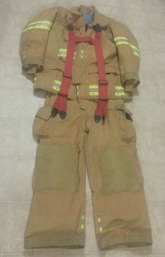Fireman Suit Cairns Protective Clothing: Jacket, Pants, and Suspenders