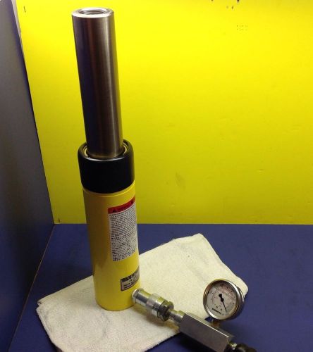 Enerpac rc-258 cylinder, 25 tons, 8-1/4in. stroke usa made 10,000 psi nice! #8 for sale