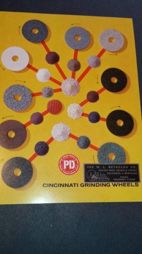 Cincinnati grinding wheels catalog. 1965. Cincinnati Milling Machine Company.