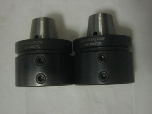 (2) Kennametal KV4540 BA20-236F CNC Toolholder, Used