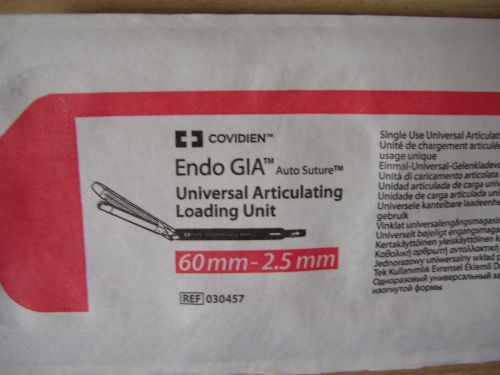 !Covidien Endo GIA AutoSuture Universal Loading Unit 60mm -2.5mm 030457  In Date