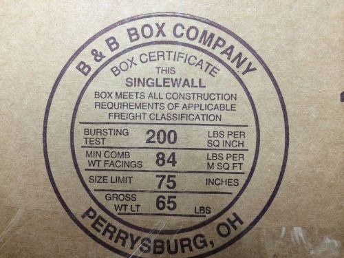 Pack of 25, 14 x 11 x 9 Corrugated Packing Shipping Moving Boxes, B &amp; B Box Co.