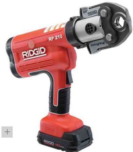 RIDGID RP 210-B COMPACT PRESS TOOL KIT WITH PROPRESS JAWS (1/2&#034; - 1-1/4&#034;) 31028