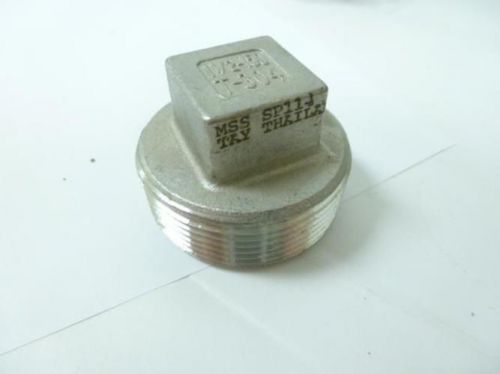 89085 new-no box, mfg- mdl-unkn89085 ss pipe plug, 1-1/2&#034; npt 304 ss class 150 for sale