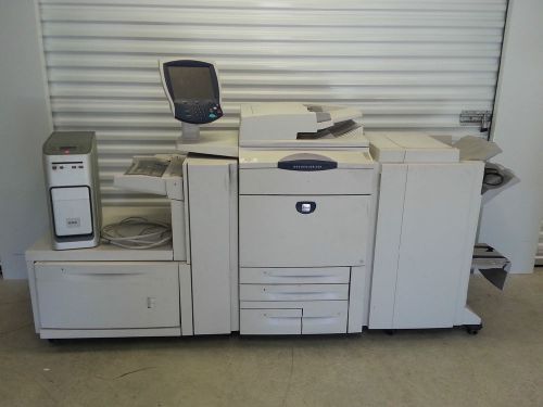 Xerox docucolor 260 with feeder, finisher, and efi fiery color server for sale