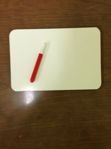 WHITE DRY ERASE BOARD 6&#034;X 9&#034; WITH MARKER