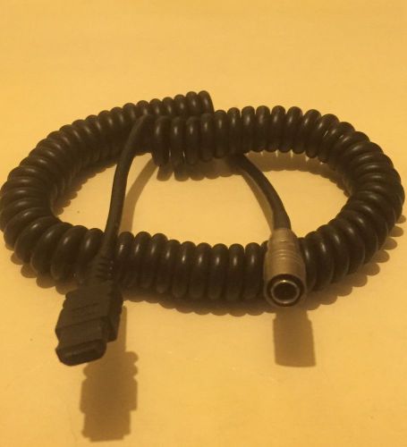 Coiled Cable for HP 48GX Calculator to Total Station