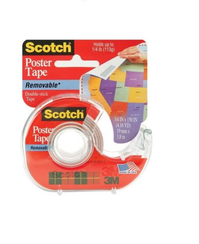 Scotch Removable Poster Tape Plastic Casual Classic Contemporary Double stick