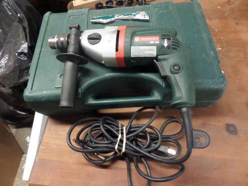 Metabo sbe750 heavy duty 1/2&#034; rotary hammer/hammer drill 6.2 amp made in germany for sale