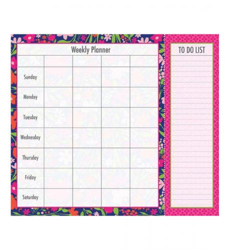 Notepad Mouse Pad - Weekly Planner - Floral