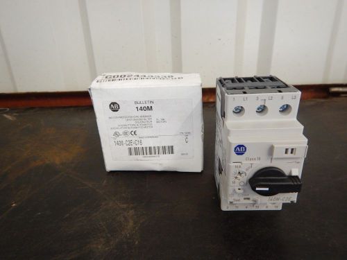 New allen bradley ab motor protection circuit breaker 140m-c2e-c16 new for sale