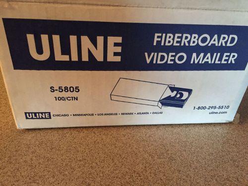 Lot of 25 ULINE Fiberboard VHS Mailers