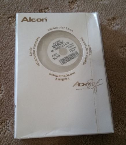 Alcon Acrysof Intraocular Lens MA60AC 16.5D