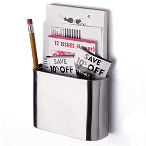 Stainless Steel Magnetic Memo Organizer Office Accessory