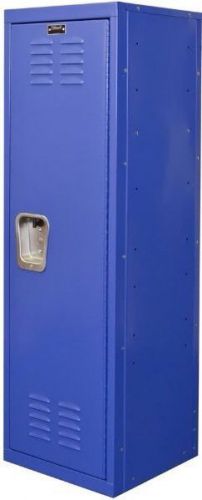 Hallowell Locker Blue single tier 1-Wide Greenguard Children &amp; Schools Certified
