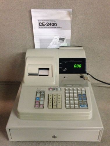 Casio CE 2400 Cash Register CE-2400