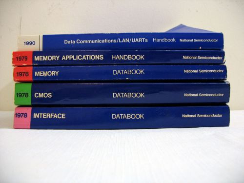 National Semiconductor Digital Devices Applications Handbook Databook Lot of 5