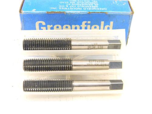 3 new surplus greenfield usa m12 x 1.75 d11 thread forming metric hand taps for sale