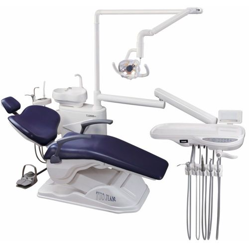 Dental unit chair fda ce approved b2 model computer controlled with hard leather for sale