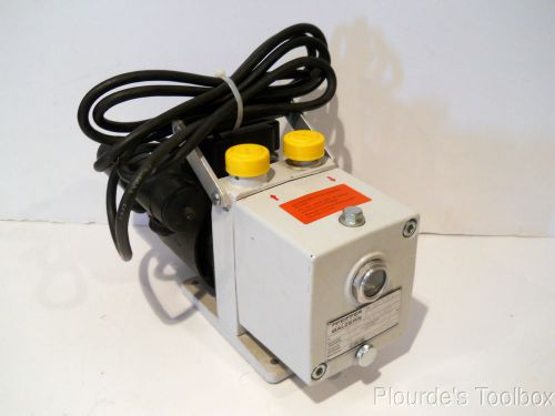 Used pfeiffer balzers dual stage rotary vane pump duo 1.5a, pk d40 703 b k 5225 for sale