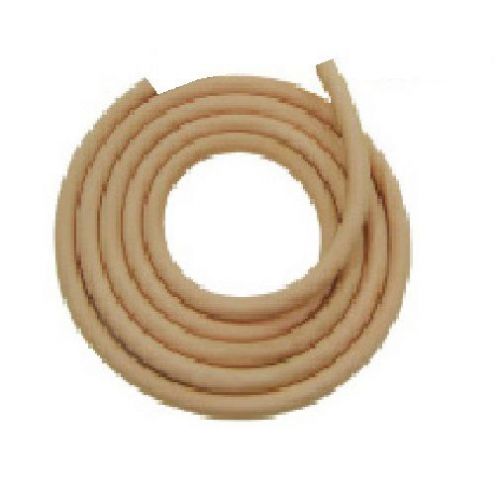 Gum Rubber Tubing,Vacuum Rated,Tan, 2 1/4&#034; x 1.0&#034; ID x 5/8&#034; Wall x 25 Ft Length