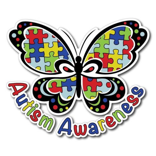Autism awareness butterfly t shirt iron-on heat transfer for sale