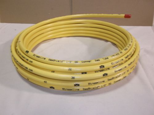 Mueller plastic coated yellow coil, 1/2&#034; od x 50 ft. long, dyo8050 for sale