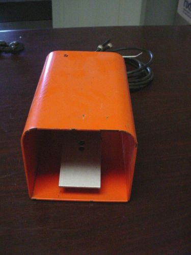 Orange Foot Pedal With Connectors