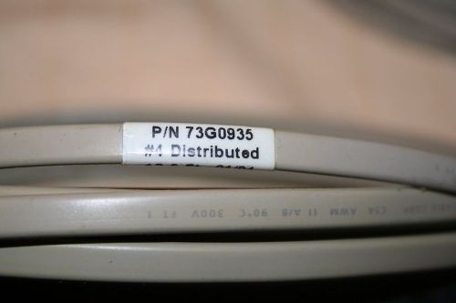 LOT OF FIVE(5) (IBM-TYPE)  #4 POS Customer Display Distributed Cable 73G0935