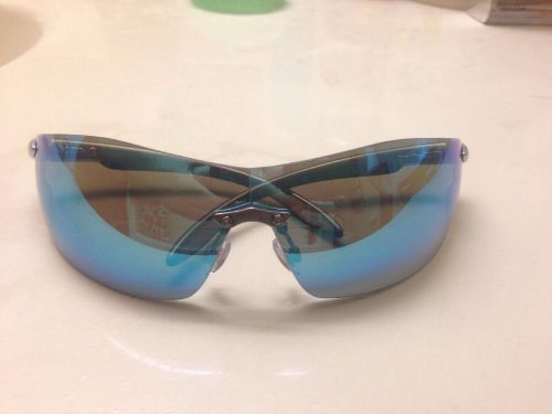 HARLEY DAVIDSON HD801 Blue Mirror SunGlasses Flame Frame Lens Motorcycle
