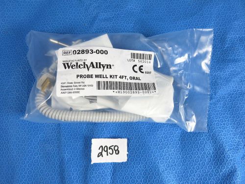 Welch Allyn 02893-000 Probe Well Kit, 4ft. Oral- for SureTemp Thermometers *New*