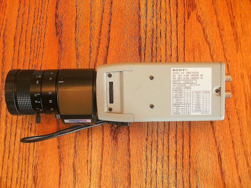 SONY SSC-DC50 DIGITAL COLOR VIDEO CAMERA with COMPUTAR H6Z0812AIDC ZOOM LENS