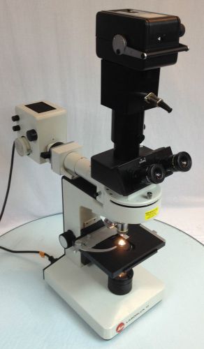 Leitz Wetzlar Laborlux 11 Trinocular Phase Contrast Microscope w/ Objectives