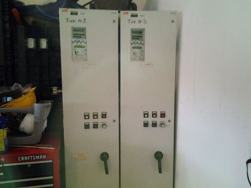 Used abb 40 hp vfd w/bypass for sale