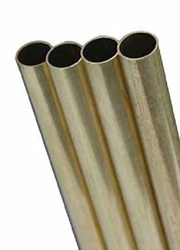 Round Brass Tube 17/32&#034;, Carded