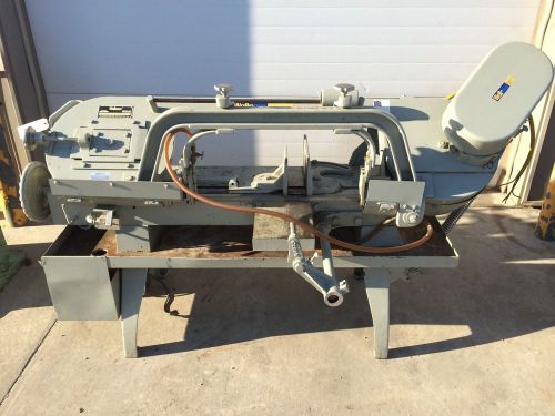 Wellsaw Model 8 Horizontal Bandsaw  Cuts About 10&#034;x18&#034; 1hp 3ph Coolant