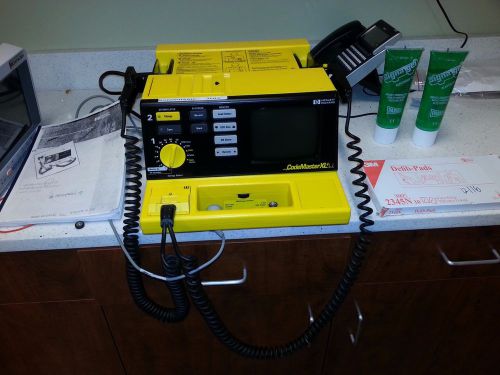 HP Code Master XL+ Defibrillator/Monitor withElectrode Gel And Defib Pads