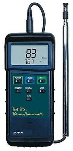 Extech 407123 hot wire thermo anemometer for sale