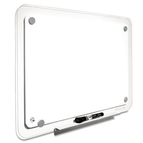 Quartet iQTotal Erase Board, 36 x 23, White, Translucent Frame