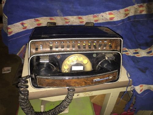 Vintage Black Motorola Pulsar  Rotary Car Cell phone Control Head RARE FACTS