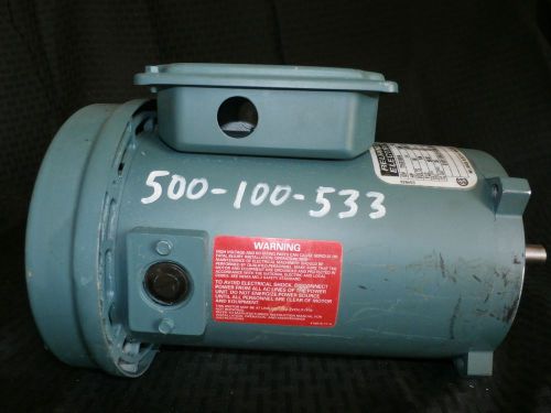RELIANCE ELECTRIC DC MOTOR T56S1000A,1/4 HP,90V,TEFC,1750 RPM, SE0056C FRAME