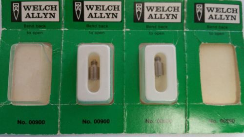 2 Bulbs New old stock in original package Welch Allyn Bulbs, No. 00900