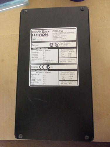 Lutron Grafik Eye Control Interface GRX-TVI 0-10 V Type 1 enclosure