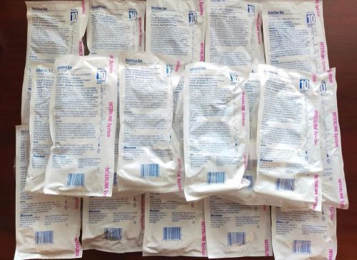 Baxter INTERLINK Solution Set 100&#034; 2 Inj. Sites #2C6425 NEW/SEALED LOT OF 19