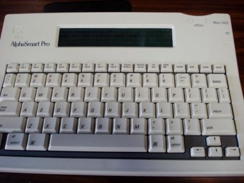 2 x AlphaSmart Pro ALF-C01 w/Power Supplys - Tested, Working